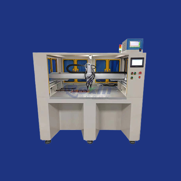 Plastic column positioning hot riveting machine